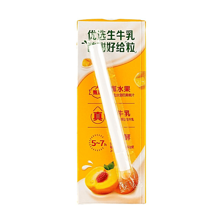 伊利 果粒酸奶 优酸乳 黄桃味 245g 6