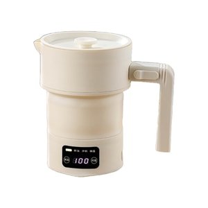 [중국 직배송] HSPM 신형 휴대용 접이식 미니 전기 주전자, 304 스테인리스 스틸, 0.6L