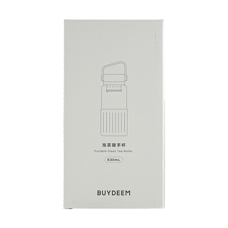 BUYDEEM北鼎 泡茶随手杯 茶水分离泡茶杯子玻璃杯水杯CD1008 猪猪粉 630ml 9