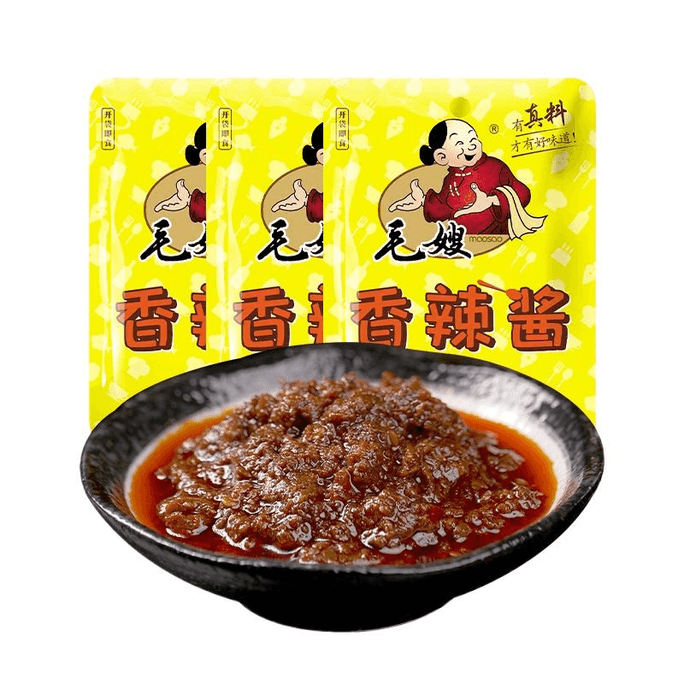 Mao Ge Carbonized Beef Patty Spicy Sauce Meal 50g * 3 Bags