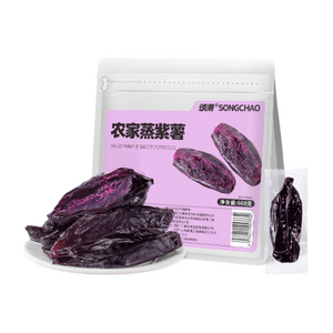 Purple sweet potato and dried sweet potato, individually packaged, no additives, steamed purple sweet potato, 600g*1 bag