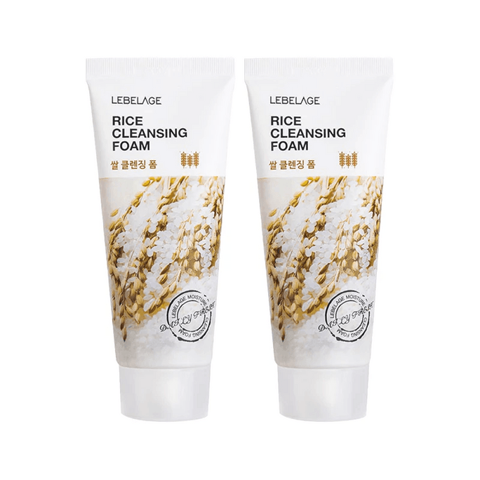 Rice Cleansing Foam Double Set