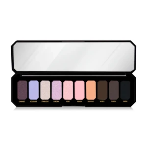 Glam Gala 10-Color Eyeshadow Palette #02 On Stage, Matte & Shimmer Finish, Blendable Smoky Eye Makeup