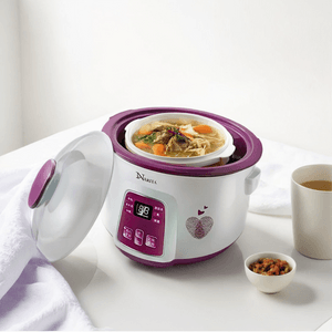 【Low Price Guarantee】Multi Function Ceramic Pot Electric Stew Pot Slow Cooker 1.6L*1+0.5L*2, NSQ-1855,