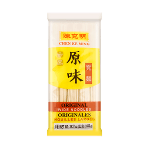 陳克明 原味掛麵乾麵 寬條 1000g