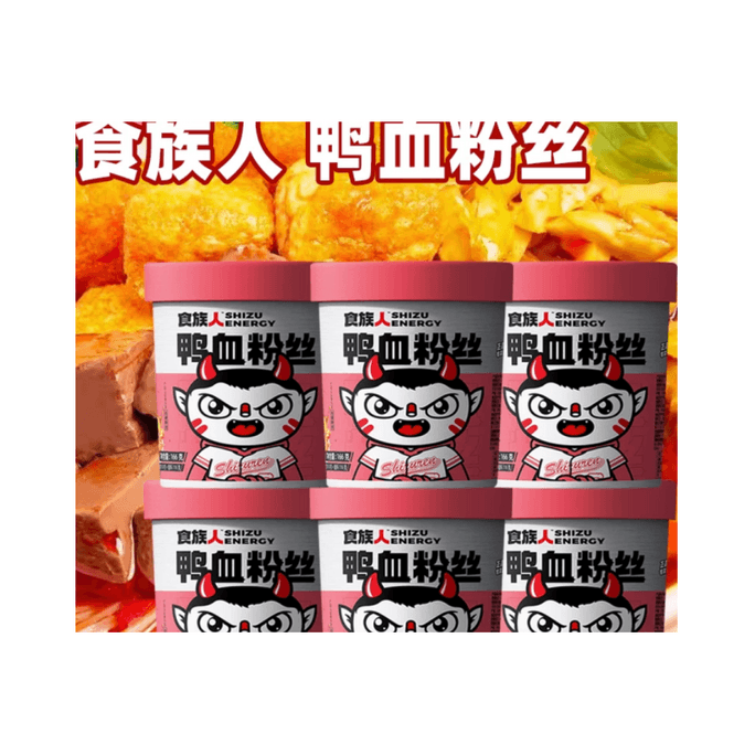 【중국 직배송】 식족인 오리피 166g*1통
