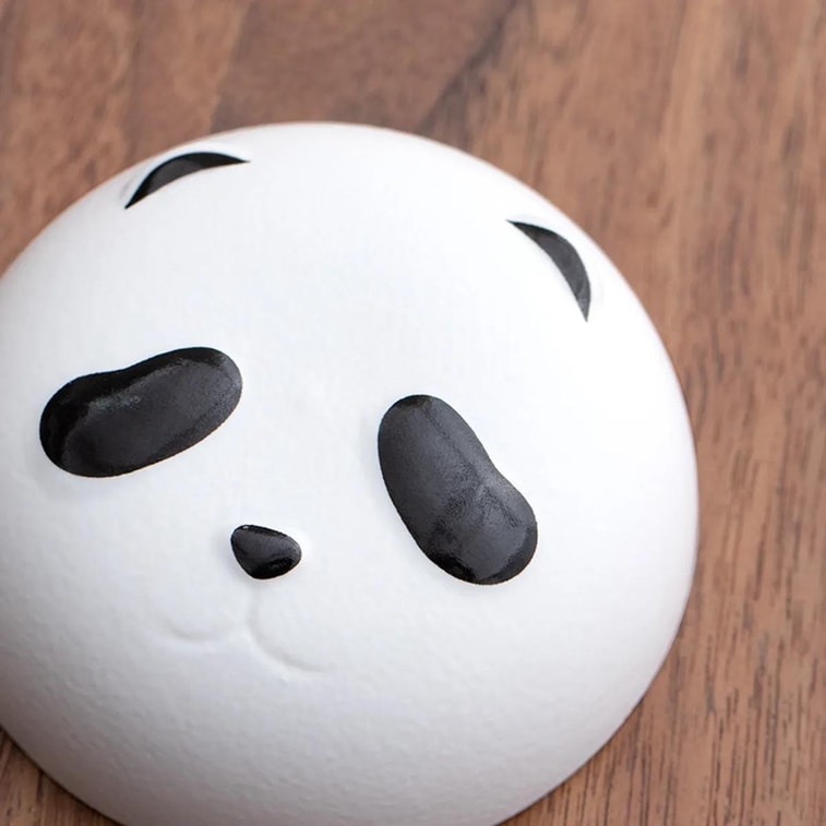 Ceramic Panda Tea Cup & Wood Coaster with Spoon 6.08 fl oz 4