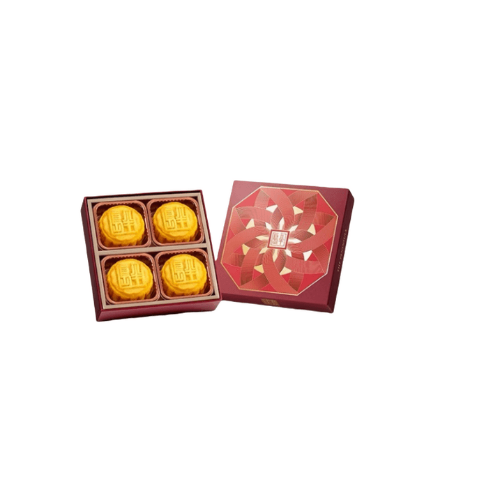 ThePeninsula半岛酒店  迷你奶黄月饼  4枚入 140g【中秋礼盒】