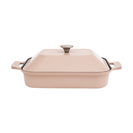 BRIO Steam Grill Pan with Lid Pink