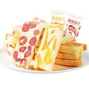 【中国直邮】 蜀风雅香 立王驾到芒果草莓干奶糕奶盖奶皮子果干蛋糕点心休闲下午茶 360g