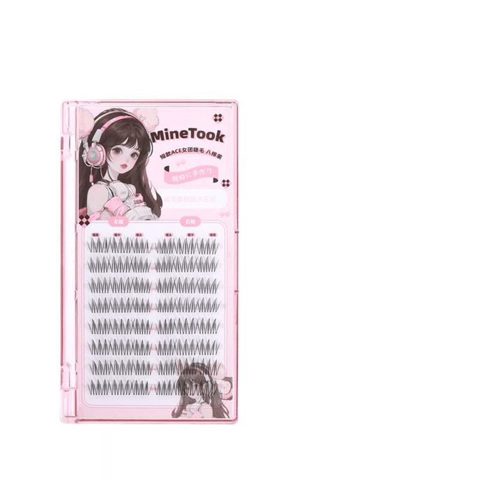 MineTook Short Style Women's Synthetic Eyelash Set (Korean Style) * 1 Box