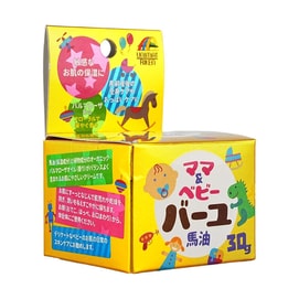 日本UNIMAT RIKEN 媽媽嬰兒馬油 30g