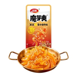 卫龙 【新品】张翅专属 魔芋爽蒜蓉小龙虾味15g/包*8素毛肚网红解馋小零食