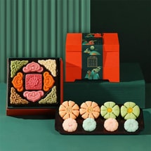 皇家尚食局x西安博物院聯名 皇家一品 糕點禮盒 17枚入 684g【梅花酥+四葉酥+草莓和果子+抹茶和果子+牛奶巧克力+椰香芒果+綠豆桂花+椰皇冰沙+牛乳綠豆+牛乳蔓越莓+牛乳可可粉】