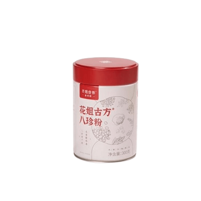 Eight Treasures Powdered Chinese Yam Job's Tears Gorgonzola Poria Chen Pi Monkey Head Mushroom Spleen & Stomach 325g/jar