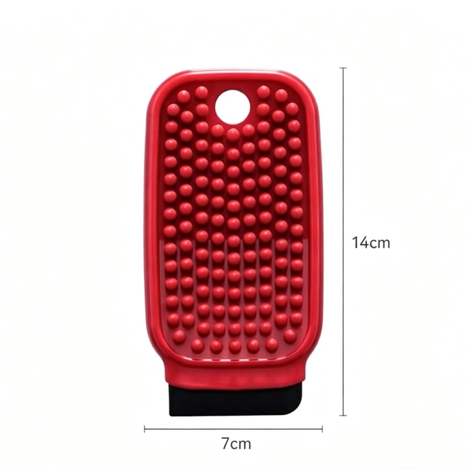 Fruit and Vegetable Cleaning Brush for Washing Potatoes, Vegetables, and Fruits, Red, 1 Piece