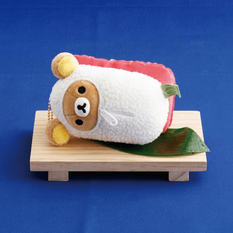 日本直送】SAN-X リラックマ 寿司シリーズ ぬいぐるみキーホルダー (1