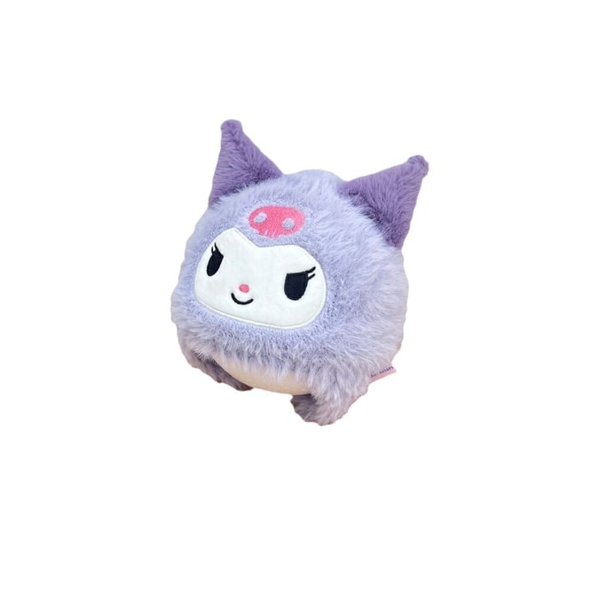 【中國直郵】SANRIO 三麗鷗兒童毛絨雷鋒帽 寶寶帽子 可愛 卡通 雙耳 保暖 護耳-酷洛米(建議1-6歲)1個*|預計到達時間3-4週