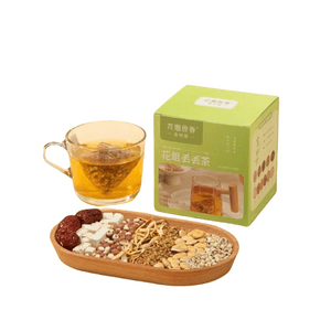 [중국 직배송] 시스터 화의 디우디우 차 - 팥보리차, 습기와 열을 제거하는 영양 티백, 밤늦게까지 깨어있는 주부들을 위한 복령과 고르곤 열매차, 120g/상자