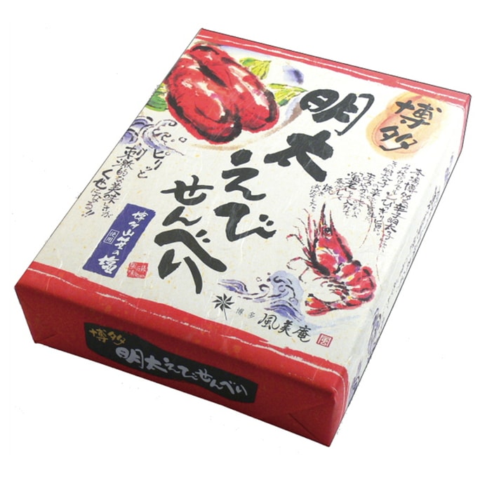 JAPAN HAKTA Mentaiko and Shrimp Senbei 14pc