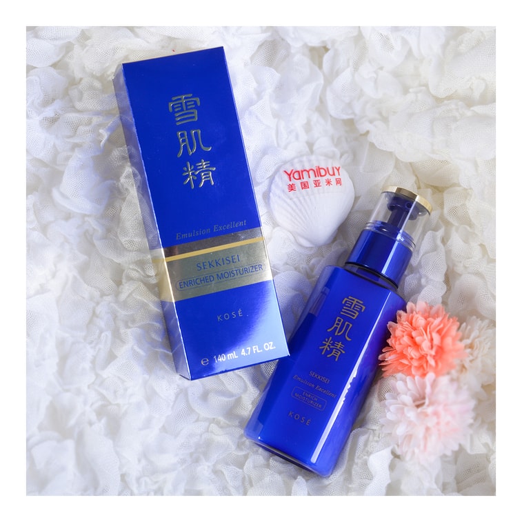 日本KOSE高丝 雪肌精优醇菁华乳 140ml 祛斑美白 去晦润白 弹嫩饱满 减少晒斑 熬夜急救 4