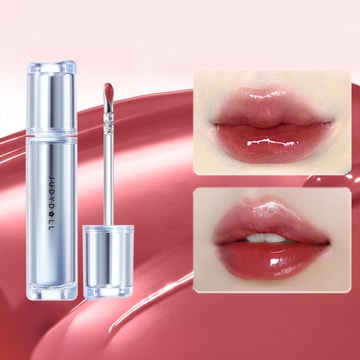 JUDYDOLL橘朵 冰熨斗唇釉 >86%精华护唇 镜面水光唇露口红 不沾杯玻璃唇素颜 2.4g #10 玫瑰马天尼 烟熏玫瑰色【TikTok火爆】