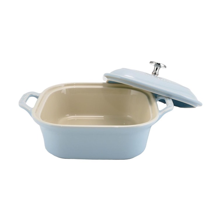 세라믹 베이킹 접시 세트, 마카롱 색상, 4종 세트/라이트 블루 6