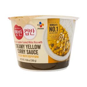 韩国CJ希杰 香醇奶油黄咖喱饭 微波加热即食米饭 280g