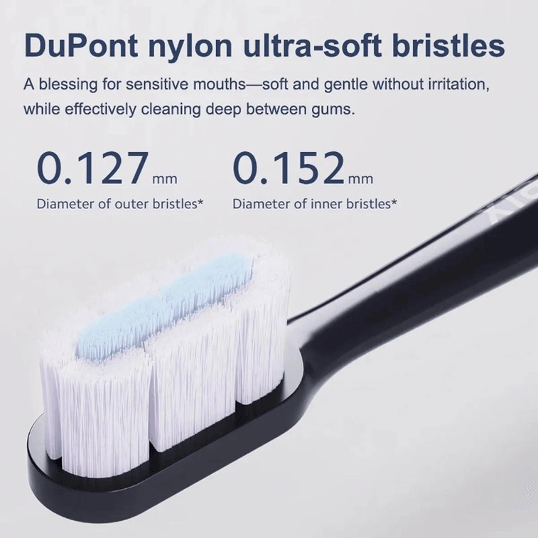 Brosse à dents électrique sonique T302 Noir 1 Set 【Étanche IPX8】【4 modes de nettoyage】【Longue durée de vie de la batterie】 3