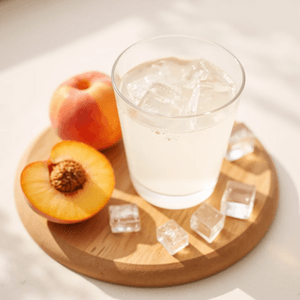 Ramune Premium Carbonated Soft Drink Peach Flavor, 6.76 fl oz *6【6 Pack】