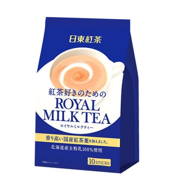 [日本直邮]  日东红茶 皇家奶茶醇香奶茶 14g×10条