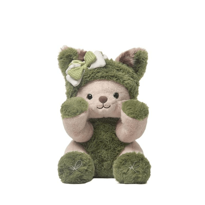 【中國直郵】 捉趣 抹茶小狗毛絨玩具可愛狗狗玩偶公仔睡覺抱枕陪睡娃娃生日禮物 29cm