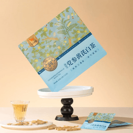 八马茶业 党参黄芪白茶 紧压茶叶茶包 21包入 63g 【清甜滋养 温润不燥】【干净配料 健康养生茶】