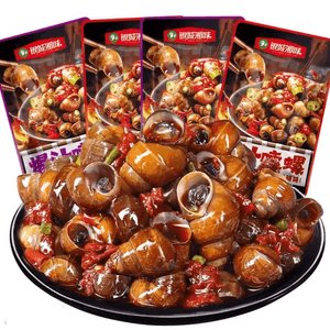 Yincheng Hunan Flavor Juicy Snail Ready-to-Eat Snail Snack Leisure Hunan Shell Snails Spicy & Numbing Mix 28g*4 packs