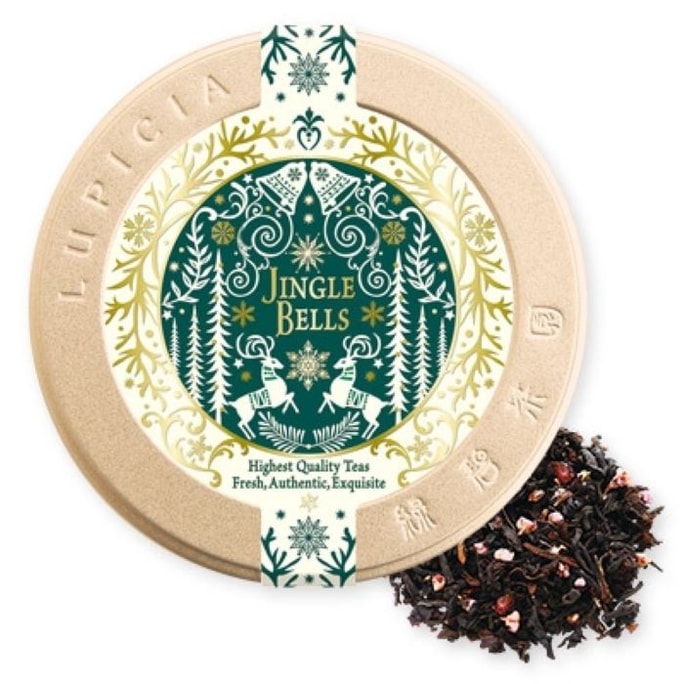Jingle Bells - Refreshing Grape Fruity Sparking Wine Flavored Black Tea, Christmas Packaging, 50g in Jar