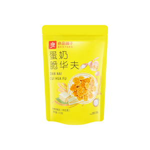 良品铺子 蛋奶脆华夫 饼干 105g 【一口一个满口香脆】