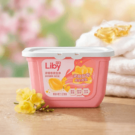 LIBY立白 浓缩香柔倍净洗衣凝珠 长效留香洗衣液 樱花小苍兰 52颗