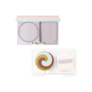 [일본 직배송] POLA 레인보우 드림 크림 파우더 3톤 앤 터치업 파우더 파우더 퍼프 박스 8.5g #N3 허니 스킨