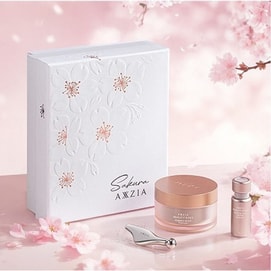 Eye Care Gift Set 4D Eye Mask Eye Cream and Massager Sakura Limited Edition