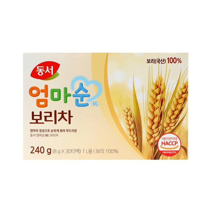 韩国 DONGSUH Mom's Pure Barley Tea 大麦茶30p