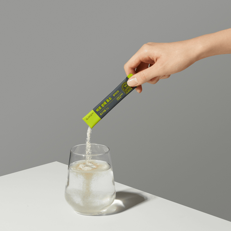 【香港直郵】 韓國 GLAM.D 極速分解酵素粉 黑豆茶口味 30包 4