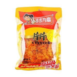 步步为赢 片片香辣条 豆皮 爆辣味 100g【童年回忆老式辣条】【湖南特产】【亚米独家】