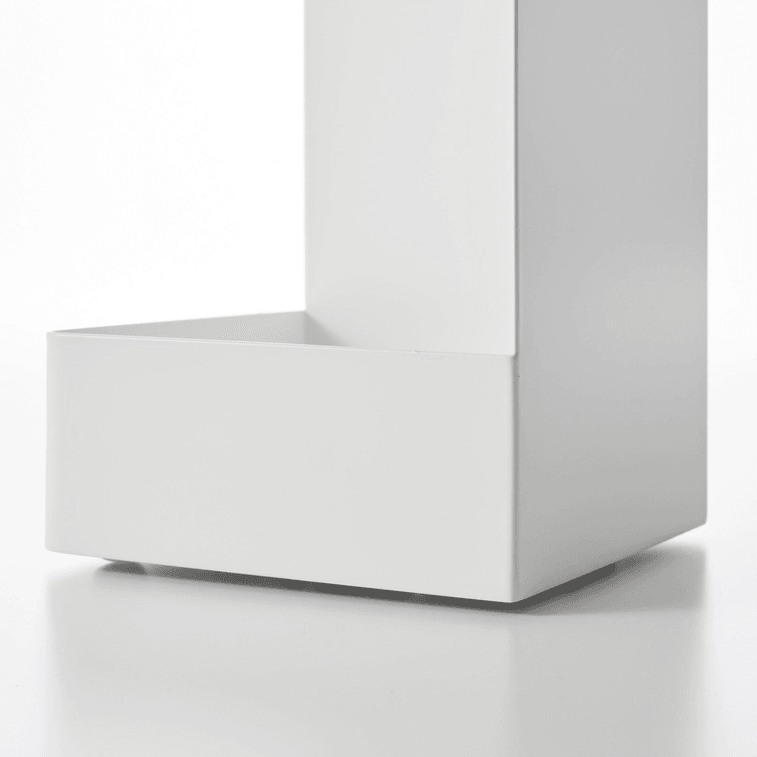 日本 Yamazaki Home 滚动式浴室收纳架 - 钢 白色 1件 6