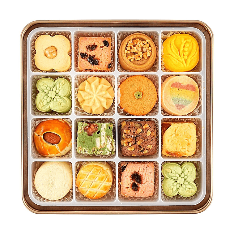 다양한 쿠키 선물 세트, 11.32 oz 【꿀자스민 + 대추 + 포도 + 코코아 + 오렌지 + 코코넛 + 로즈 맛】 5