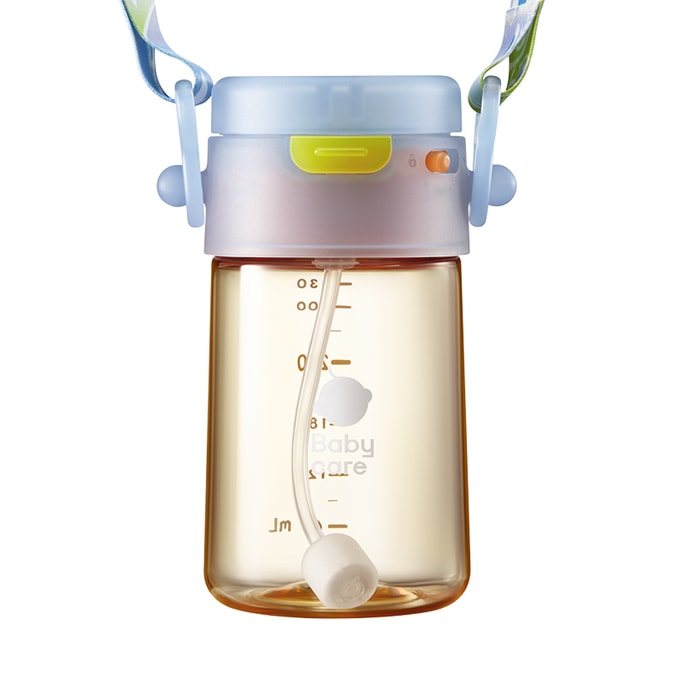 [미국 직배송] Bc Babycare 330ml Glacier Blue Jelly 학습용 컵 빨대컵 아기 유아 어린이 물컵 PPSU 주전자 6개월 이상용