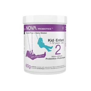NOVA PROBIOTICS Multi-Strain KID 1-12 Years 2 Billion Probiotics per Scoop -60g Powder
