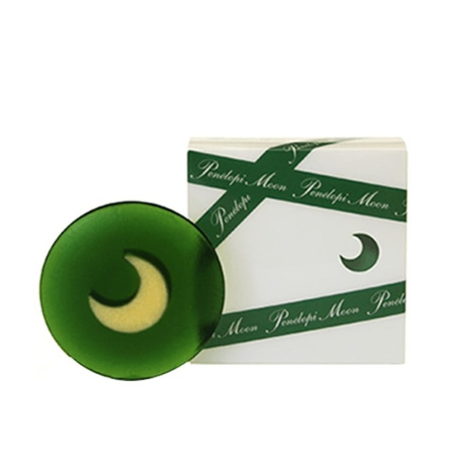 日本PENELOPI MOON月光力 綠色撫平細紋提亮膚色月光皂 30g