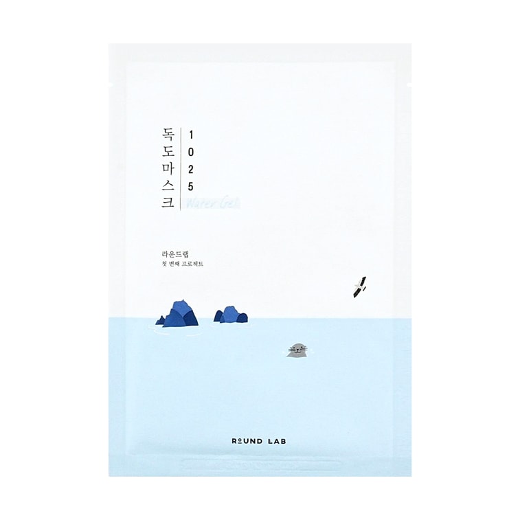 韓國ROUND LAB柔恩萊 1025獨島補水保濕冰絲水凝膜 舒緩鎮定降溫面膜 敏感肌適用 10片 3