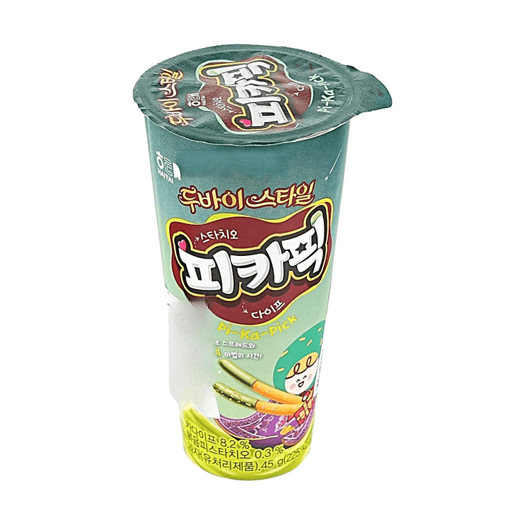 i-Ka-Pick Dubai Style Dubai Style Pistachio Spread & Kadaif Dipping Cracker Sticks, 1.58 oz 3