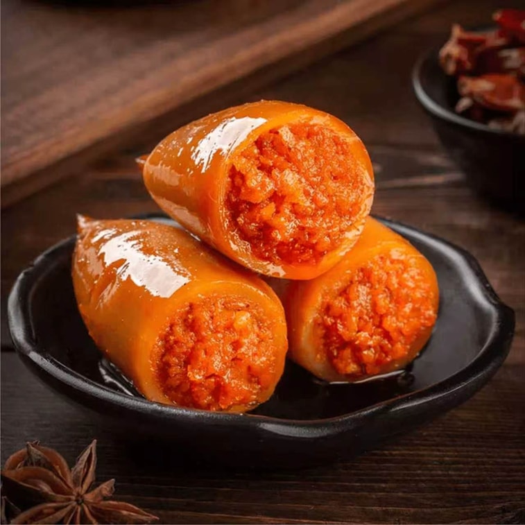 Seafood Snack Co-branded Gift Box 328g| Yami Co-branded 【Butter Shredded Squid 80g + Spicy Squid Balls 200g + Deveined Dried Shrimp 48g】【Yami Co-branded】 Low-Fat Healthy Snacks for Home & Office 3